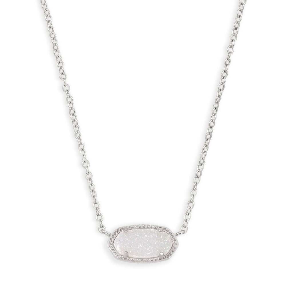 NEW Kendra Scott Elisa Silver Pendant Necklace - Picture 6 of 8